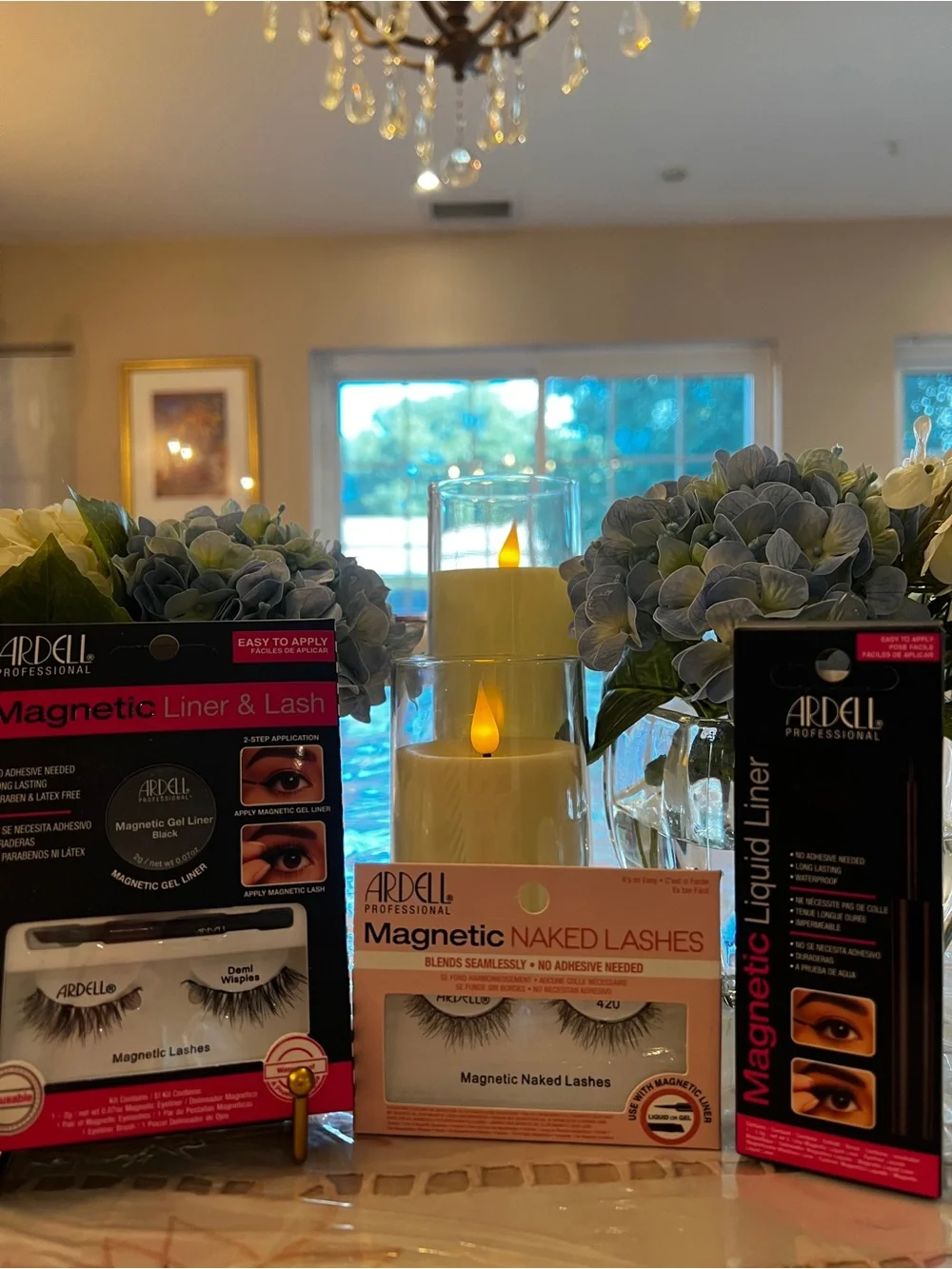 Ardell Magnetic Lashes & Liner Bundle Demi Wispies Naked 420 New